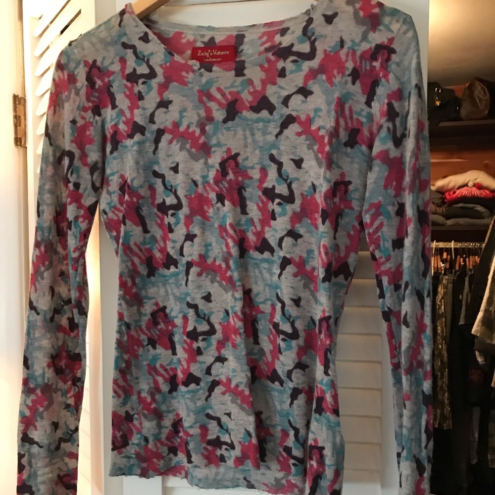 Zadig & Voltaire camo sweater